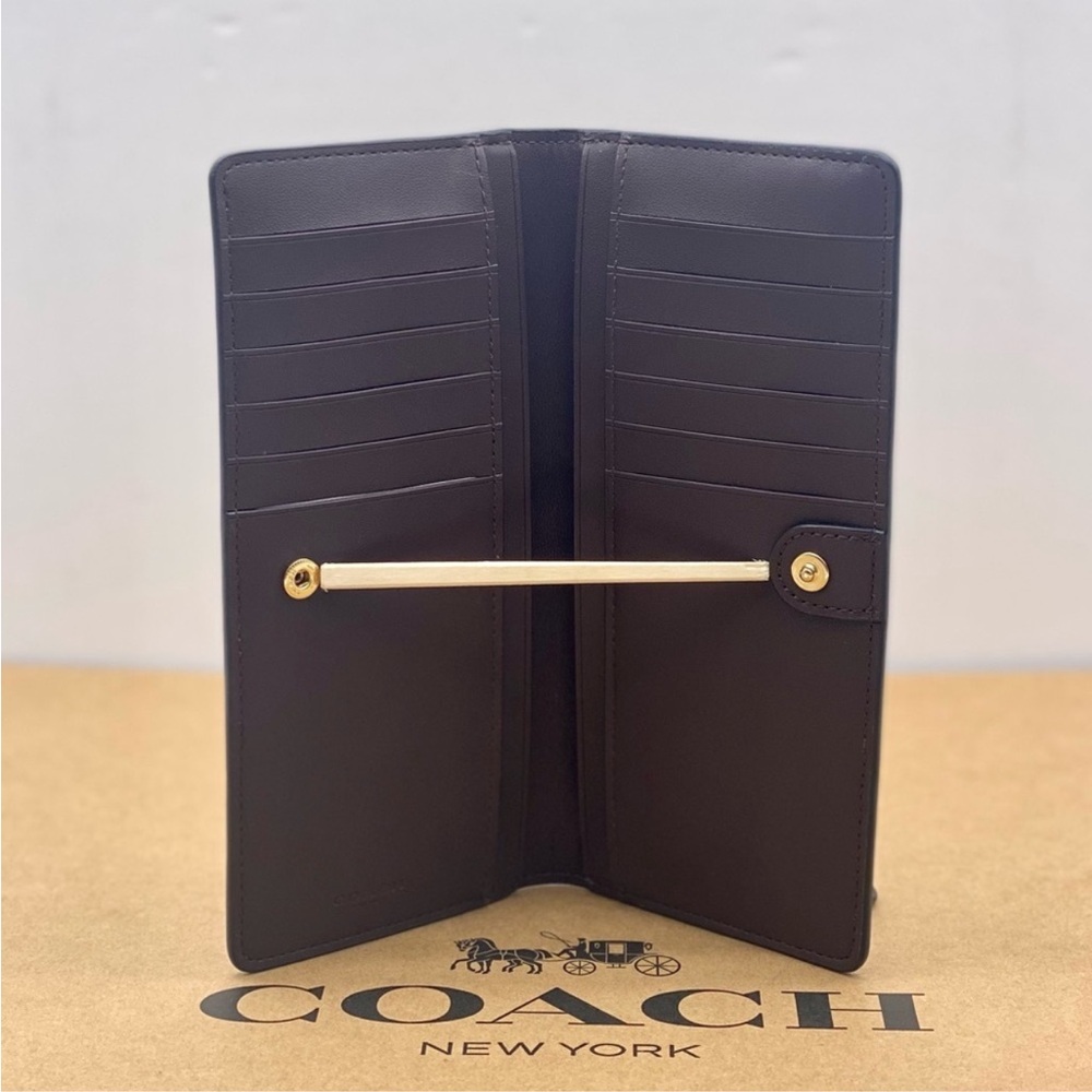 Coach Black Wallet with Owl and Music Note Print - Picture 7 of 12